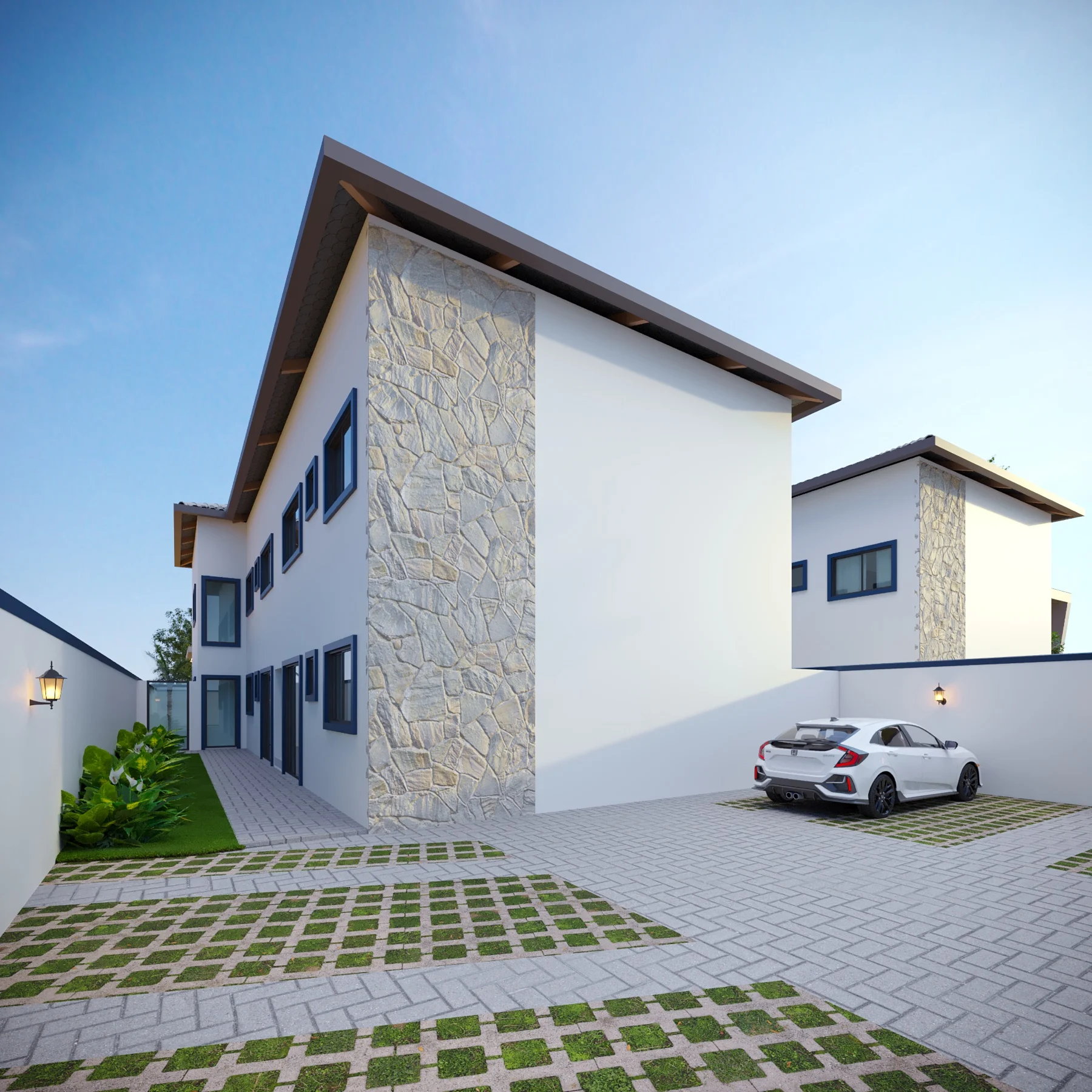 Residencial Pernambuco — Perspectiva ilustrativa